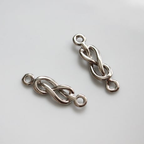 .金属製ノットパーツ 2個　29㎜　ドイツ製ヴィンテージ　924