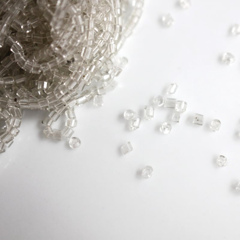 1800年後期 シャモア 裏地 アンティーク ビーズ パース 1800年後期 シャモア 裏地 アンティーク ビーズ パース