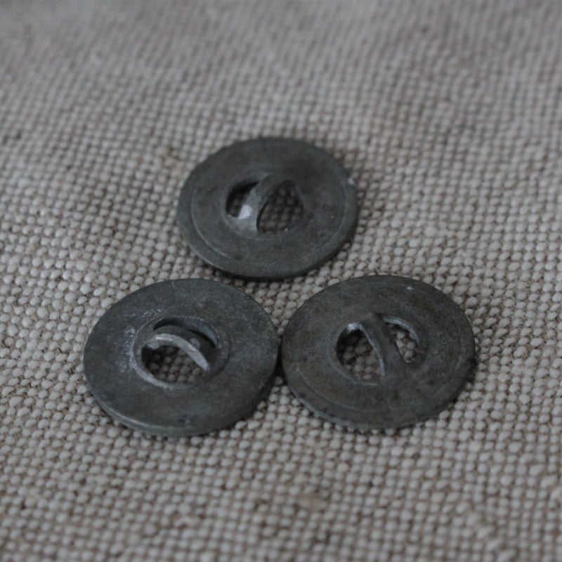 希少 フランス軍アルミボタン 16㎜ 1個 equipements militaire 3