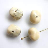 . レーズンチョコビーズ14㎜　4個（ルーサイト）フランスヴィンテージ　2120
