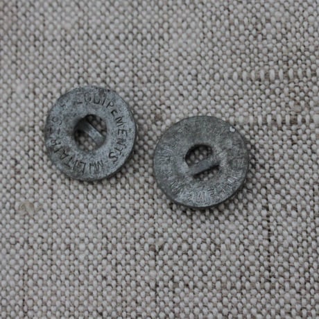 希少　フランス軍アルミボタン 14㎜ 　1個（Btype）equipements militaire  368