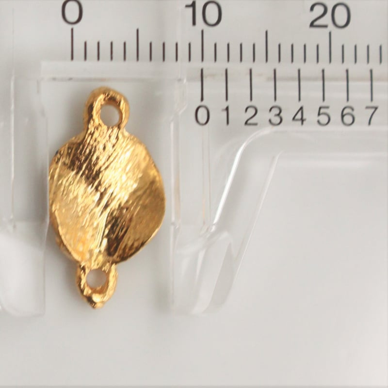 メタルパーツ 2個 17㎜ ジョイントパーツ フランス70年代ヴィンテージ