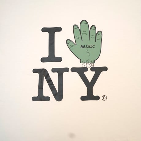 midorino5honyub NY whiteTEE