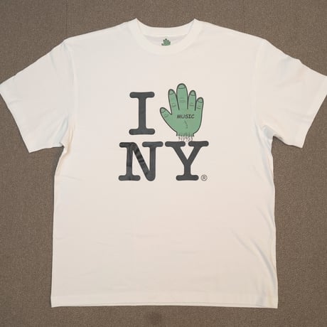 midorino5honyub NY whiteTEE