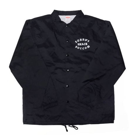 "TEAM" Coach Jacket  [Black]