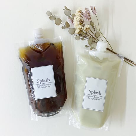 Splashシャンプー&トリートメント（エイジングケア）詰め替え用リフィル・セット