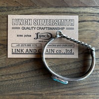 LYNCH SILVERSMITH】 FEATHER(L) TURQUOISE BISBEE