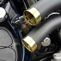 ZON ブラス マフラーエンドキャップ  Brass Muffler End Cap “Undercut” 45パイ 1-3/4
