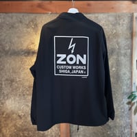 CUSTOM WORKS ZON × HarPer’S “ SIGN COACH JACKET “ブラック