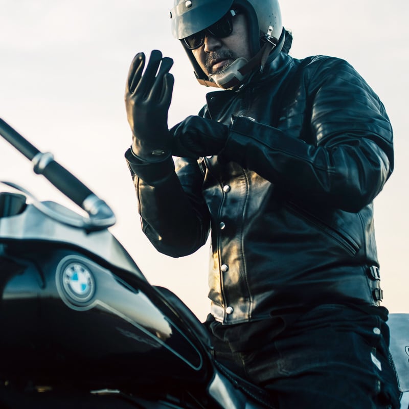 日本製 ZONオリジナル オールドレーシング レザージャケット ホース