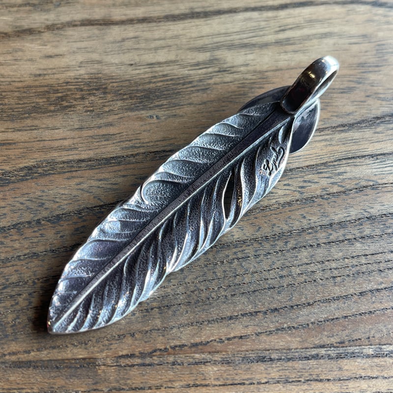 LYNCHSILVERSMITH BISBEE （M） リンチシルバースミス LYNCH SILVERSMITH】 FEATHER(L) TURQUOISE BISBEE