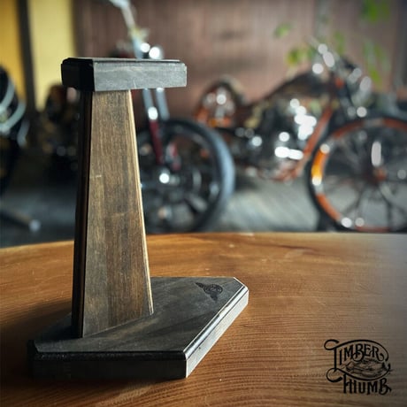 ZONOriginal helmet stand 木製ヘルメットスタンド