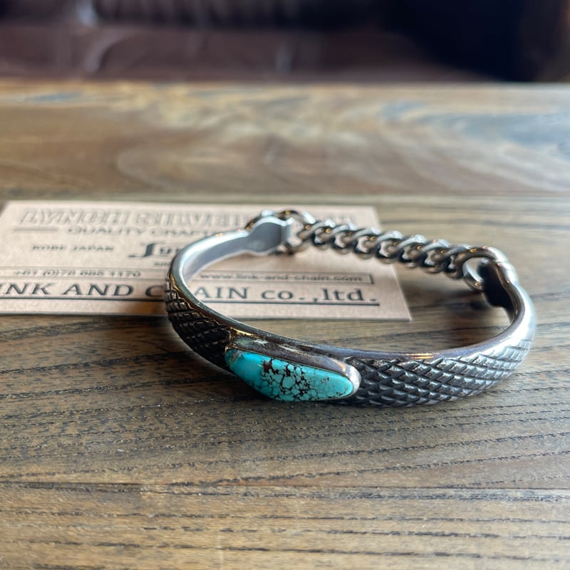 LYNCH SILVERSMITH“TURQUOISE SCALE CUFFS” LYNCH SILVERSMITH】SCALE CUFFS TURQUOISE CLOUD