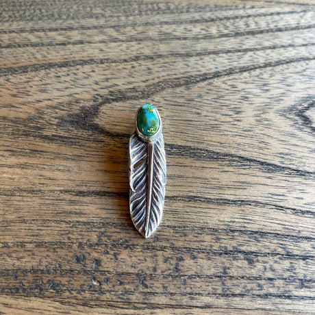 【LYNCH SILVERSMITH】 LNC314 FEATHER(S) TURQUOISE KING MAN 04