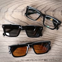ZONオリジナル　サングラス　Bタイプ（ブラックフレーム）
