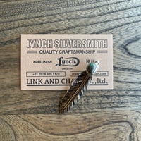 【LYNCH SILVERSMITH】 LNC313 FEATHER(M)  TURQUOISE UK03
