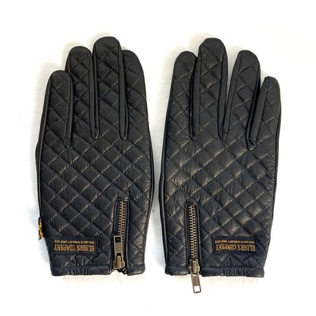 Leather glove　ブラックステッチ　本革　ラムレザーグローブ
