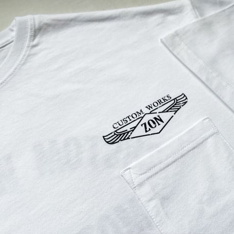 ZONオリジナル　5.6オンス　ルーズフィット　ポケット付きTシャツ