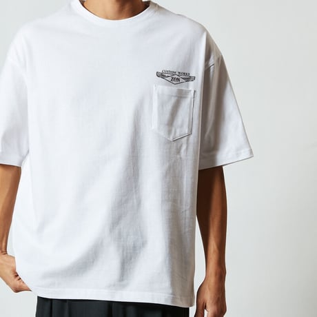 ZONオリジナル　5.6オンス　ルーズフィット　ポケット付きTシャツ
