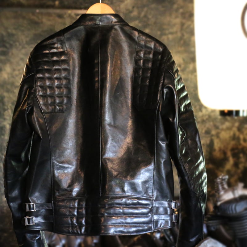 日本製 ZONオリジナル オールドレーシング レザージャケット ホース
