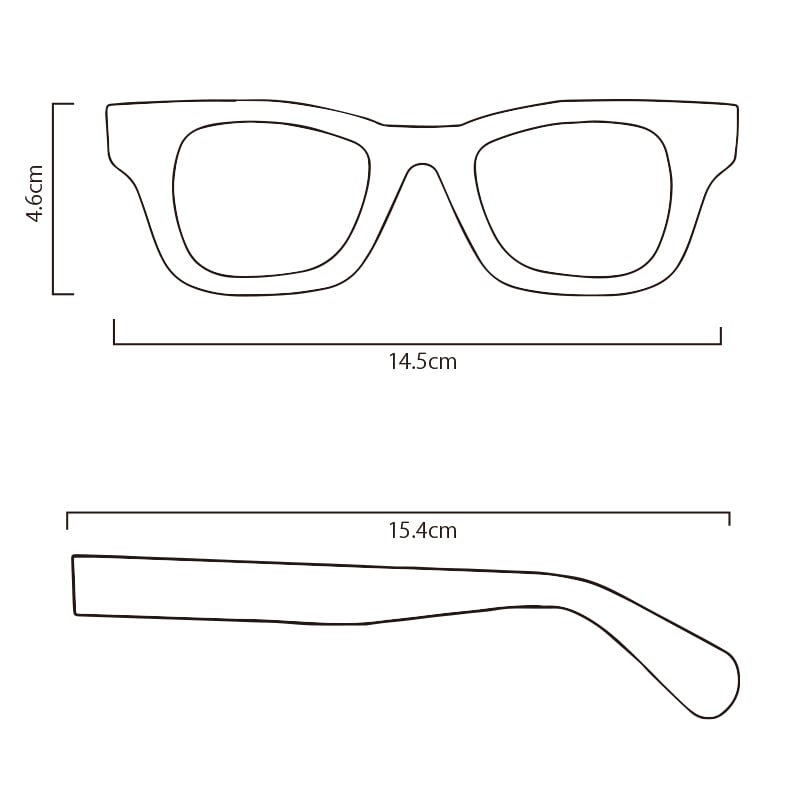 ZONオリジナル サングラス Bタイプ（ブラックフレーム） | CUSTOM
