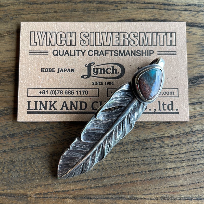 LYNCH SILVERSMITH/リンチシルバースミス ターコイズフェザー LYNCH SILVERSMITH 