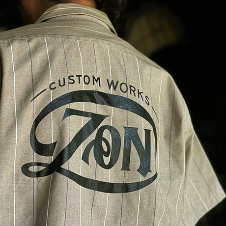 ZON × BLUCO（ブルコ）　定番 　半袖　ワークシャツ