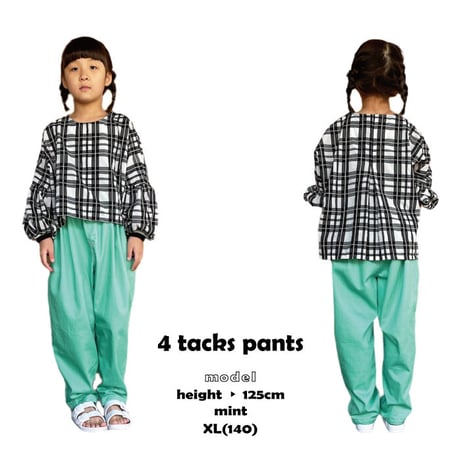 4 tacks pants【kids・junior・otona】