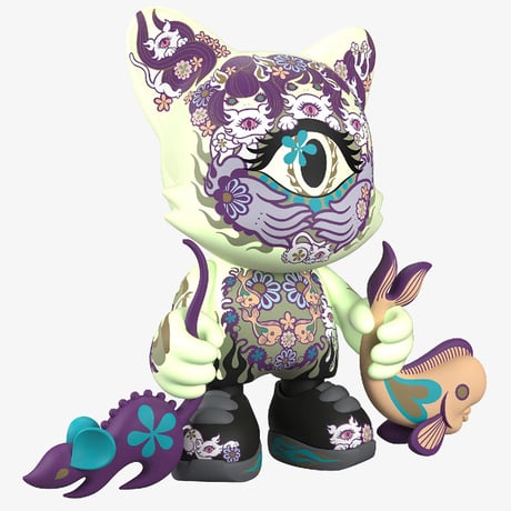 Ailurophile Glow SuperJanky by Junko Mizuno