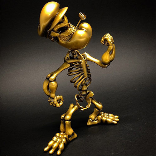 Popeye Grin by Ron English - GOLD version | tom