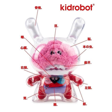 8" Plush Guts Dunny by Kidrobot Team