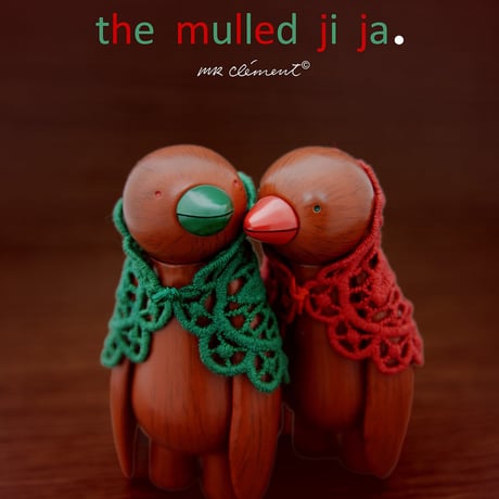 Mulled Xmas Ji Ja set of red  & green by mr clement