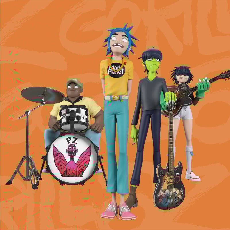 Gorillaz Song Machine Band Full Set | tomenosuke