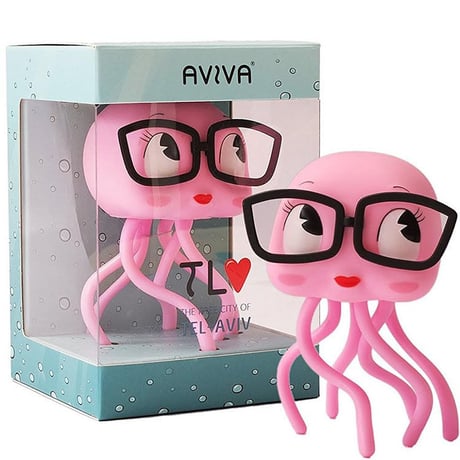 Aviva - the Pink and Curious Jellyfish by Ronen Lalena