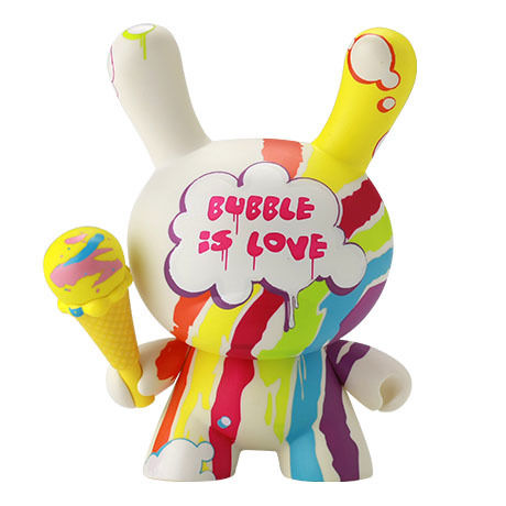 Bubble Is Love - White 8" Dunny by Tilt