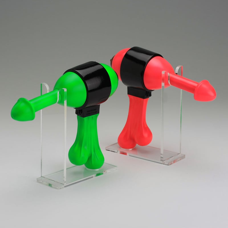 Sofubi Flesh Gordon Pistol fluorescent color ve