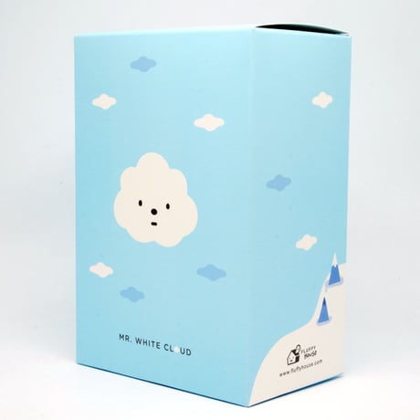 Mr. White Cloud with Little Raindrop