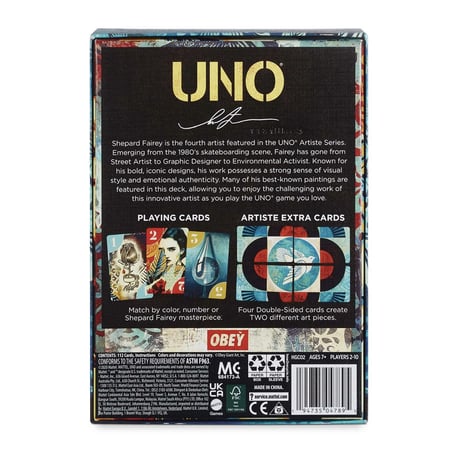 UNO by “Obey” street artist Shepard Fairey