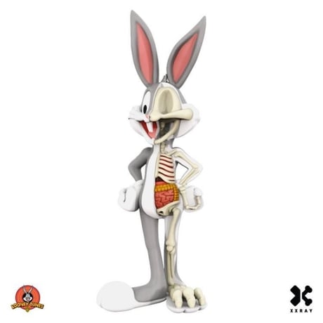 Anatomical 4-inch Bugs Bunny and Tweety Bird by Jason Freeny