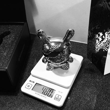 5" New Money Metal Dunny by Tristan Eaton