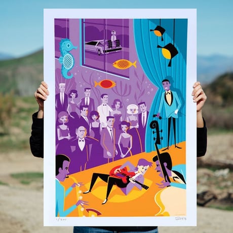 MCFLY Back to the Future Print by Shag