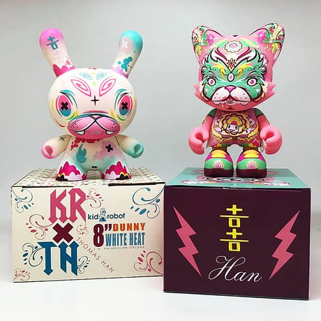 Shroomie SuperJanky and Painkiller 8" Dunny by Thomas Han