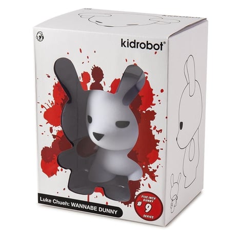 Wannabe 5” Flocked Dunny Art Figure by Luke Chueh