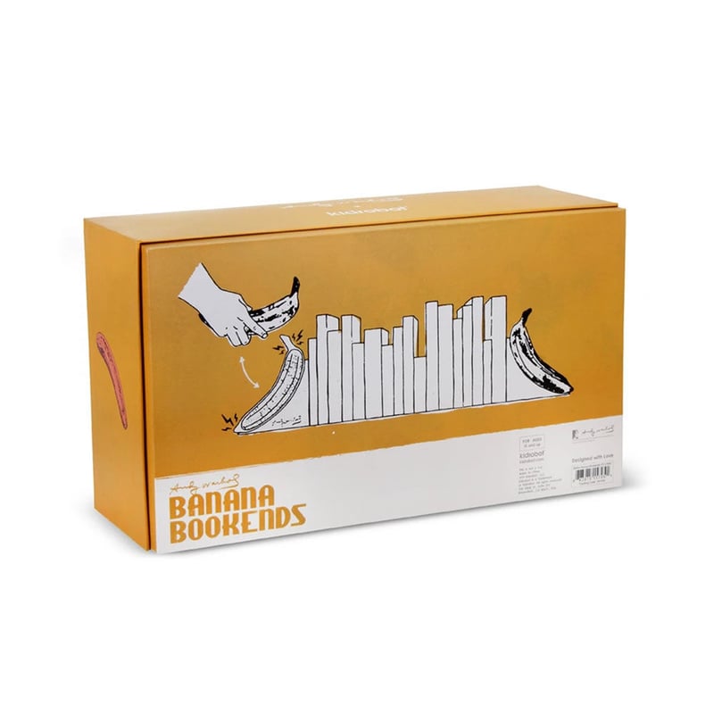 Andy Warhol Resin Banana Bookends | tomenosuke