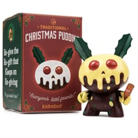 Christmas Pudding 3" Dunny by Kronk