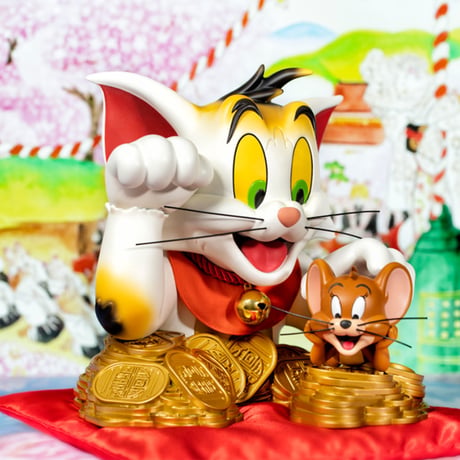 Tom and Jerry Bust - Maneki-Neko Ver.