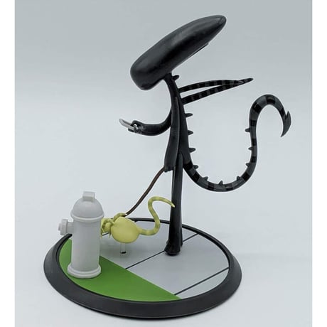 Alien Out for A Walk Collectible Figure by Joey Spiotto