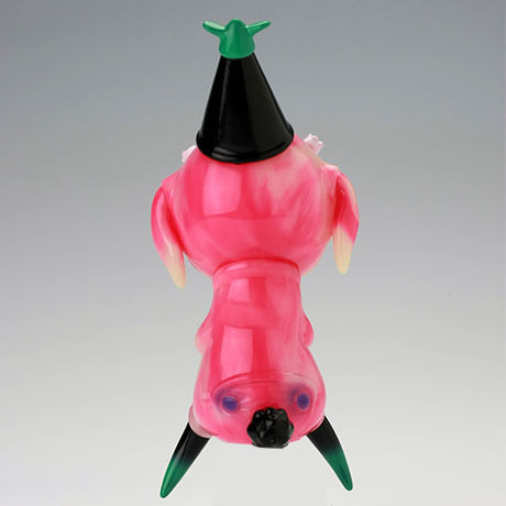 Calliope Jackalope Pink GID SWIRL by Kathie Oli