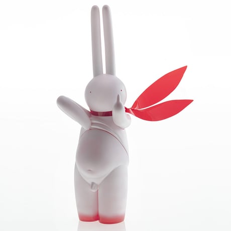 mr clement sofubi sculpture / a vulgar statement chapter 2: matte white version