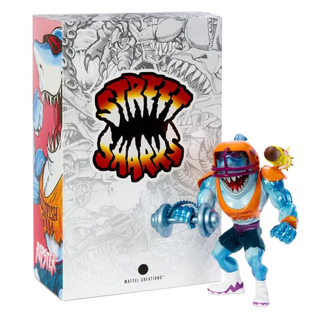 Street Sharks Ripster Figure by Alton Takeyasu and Bill Benecke